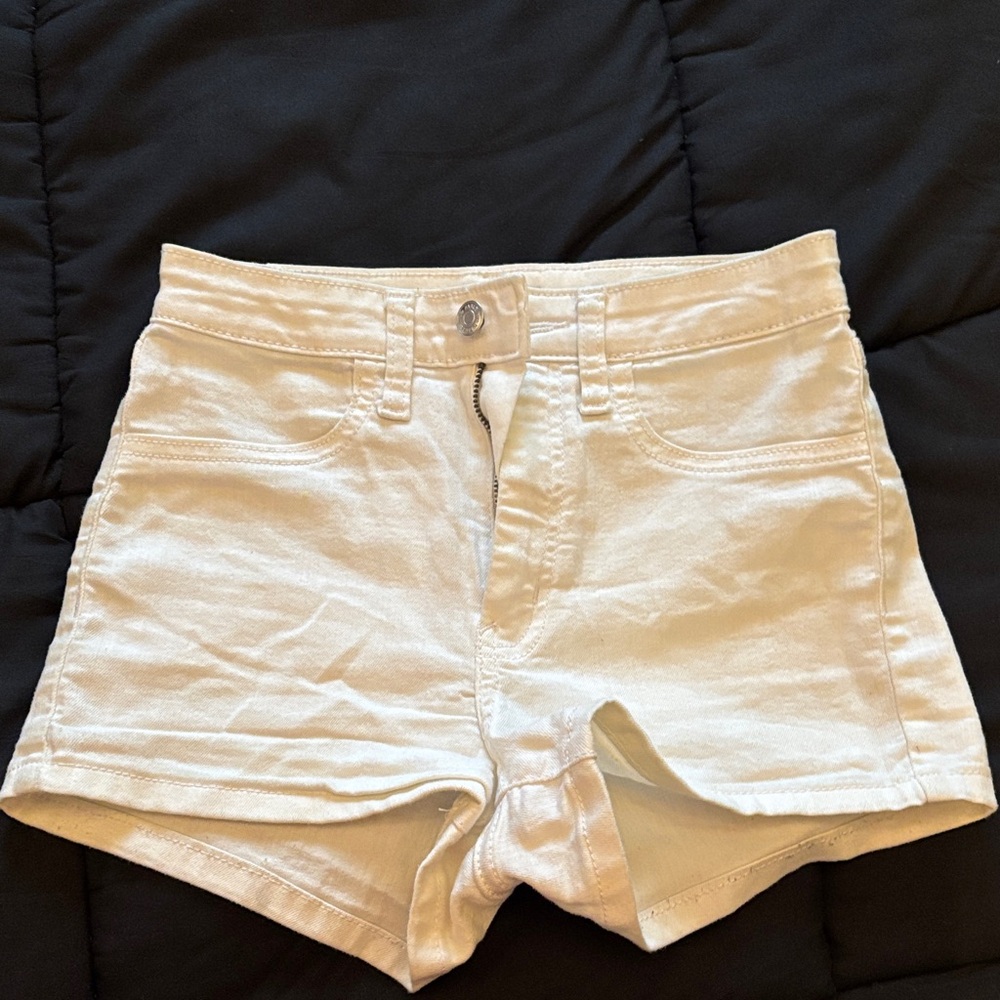 Wild Fable High Waist White Shorts